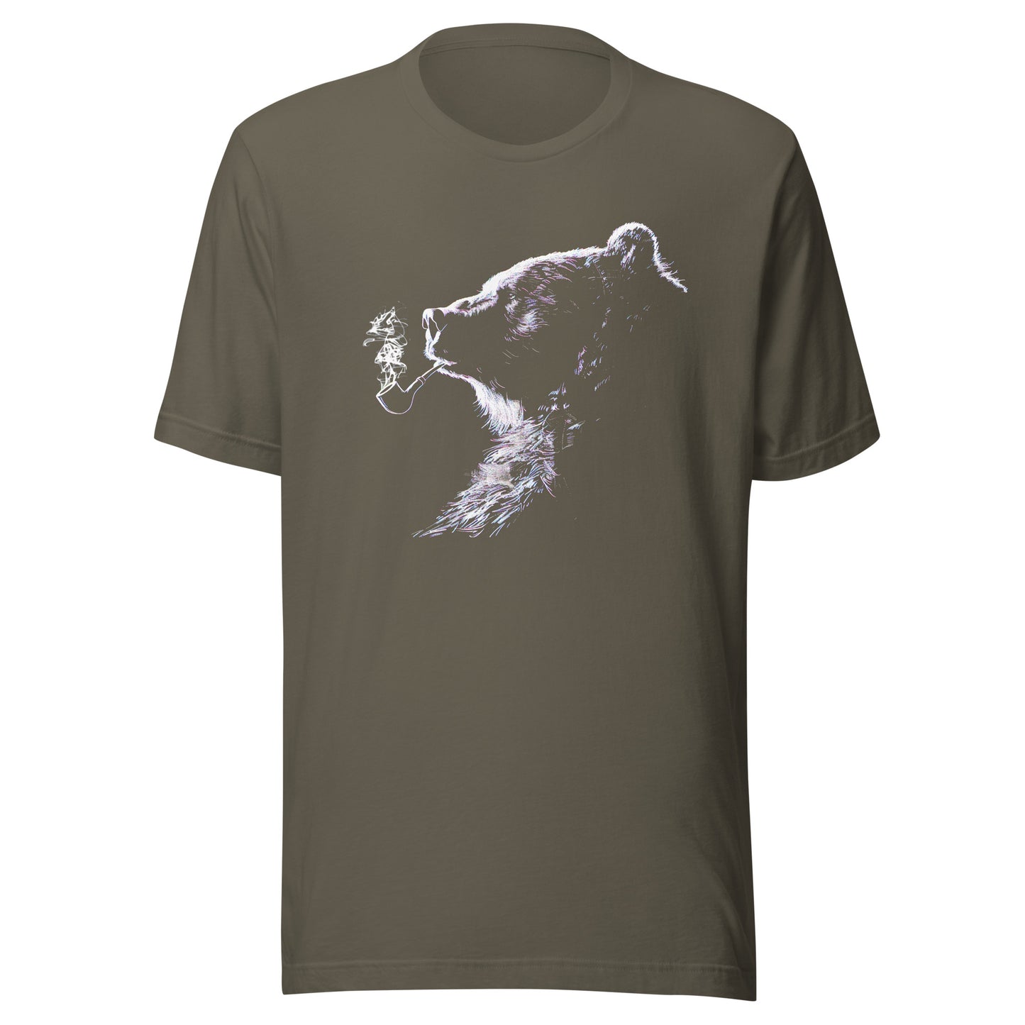 T-shirt "l'ours qui fume"