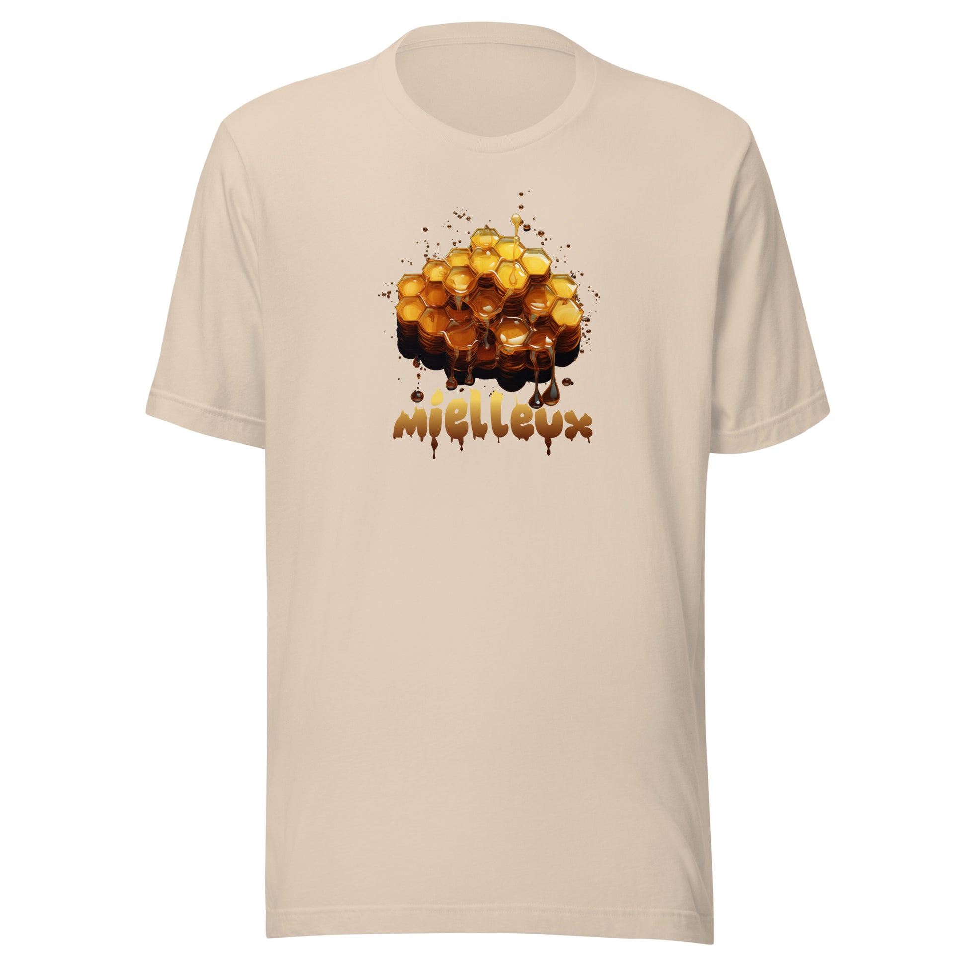 T-shirt québécois "Mielleux" unisexe adulte - beige