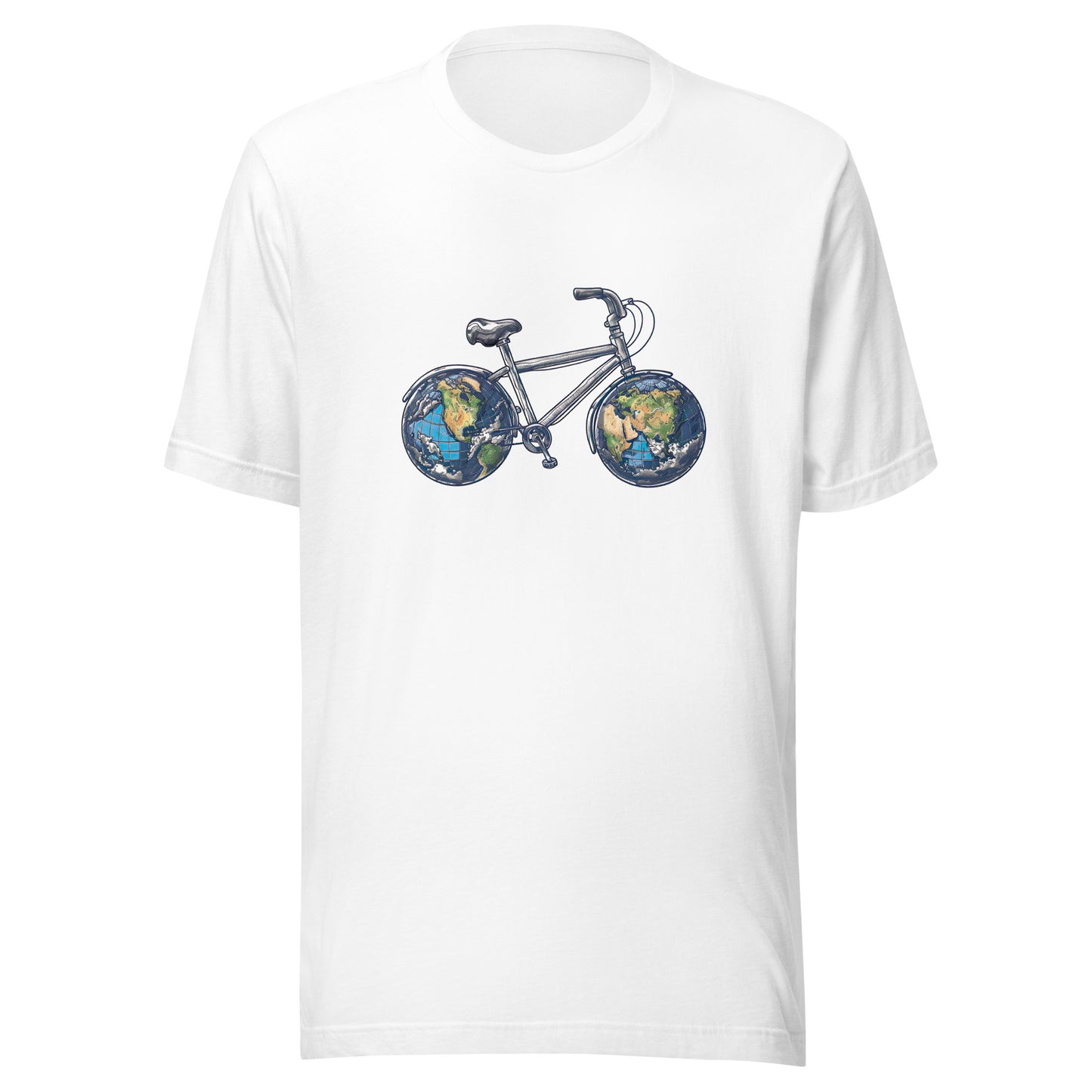 Quebecois t-shirt "Bicyclette" unisex adult
