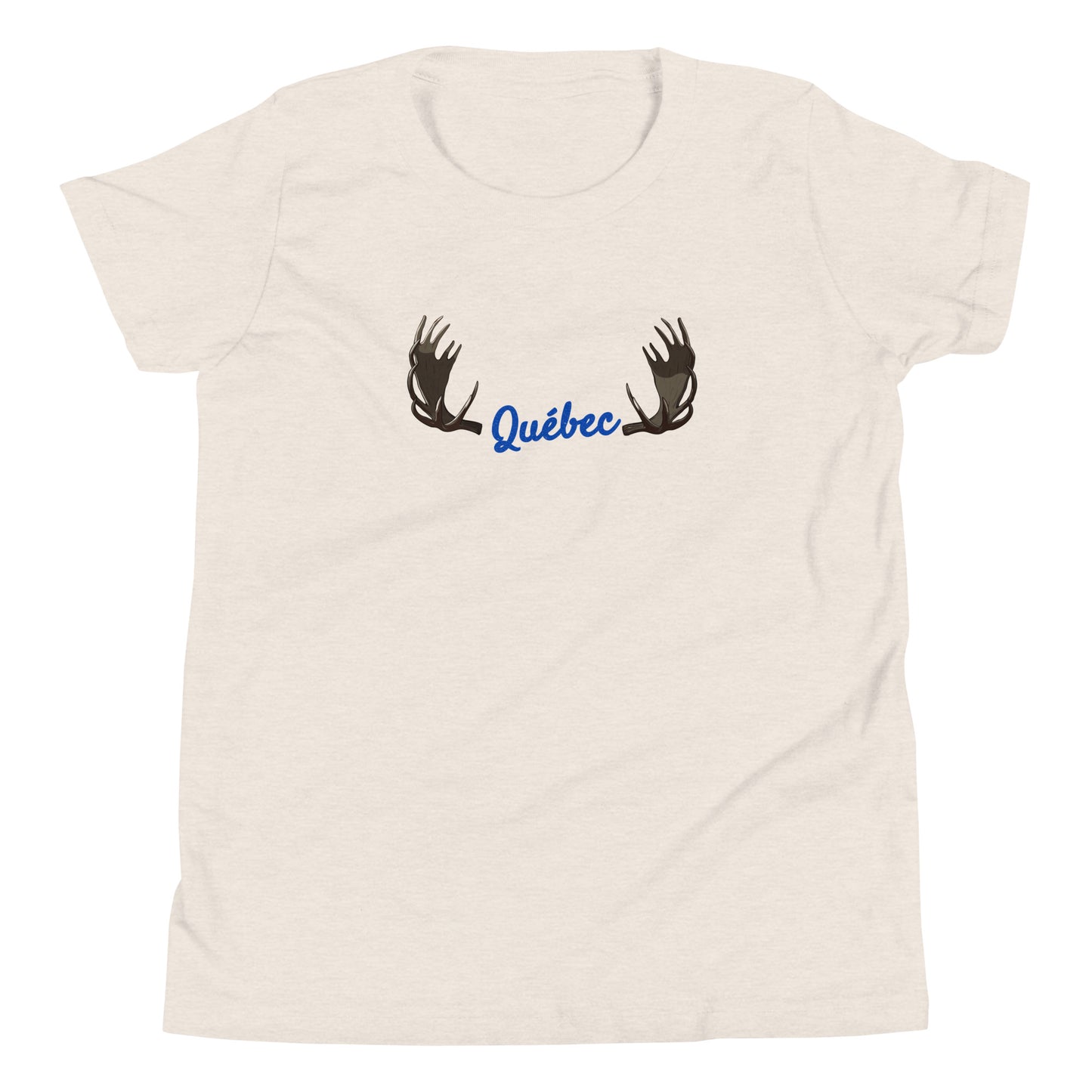 T-shirt québécois "Québec avec panache" pour jeune - dust