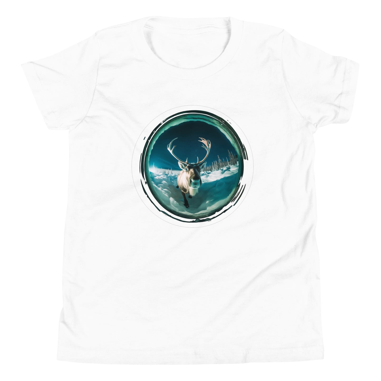 T-shirt "caribou curieux" pour jeune