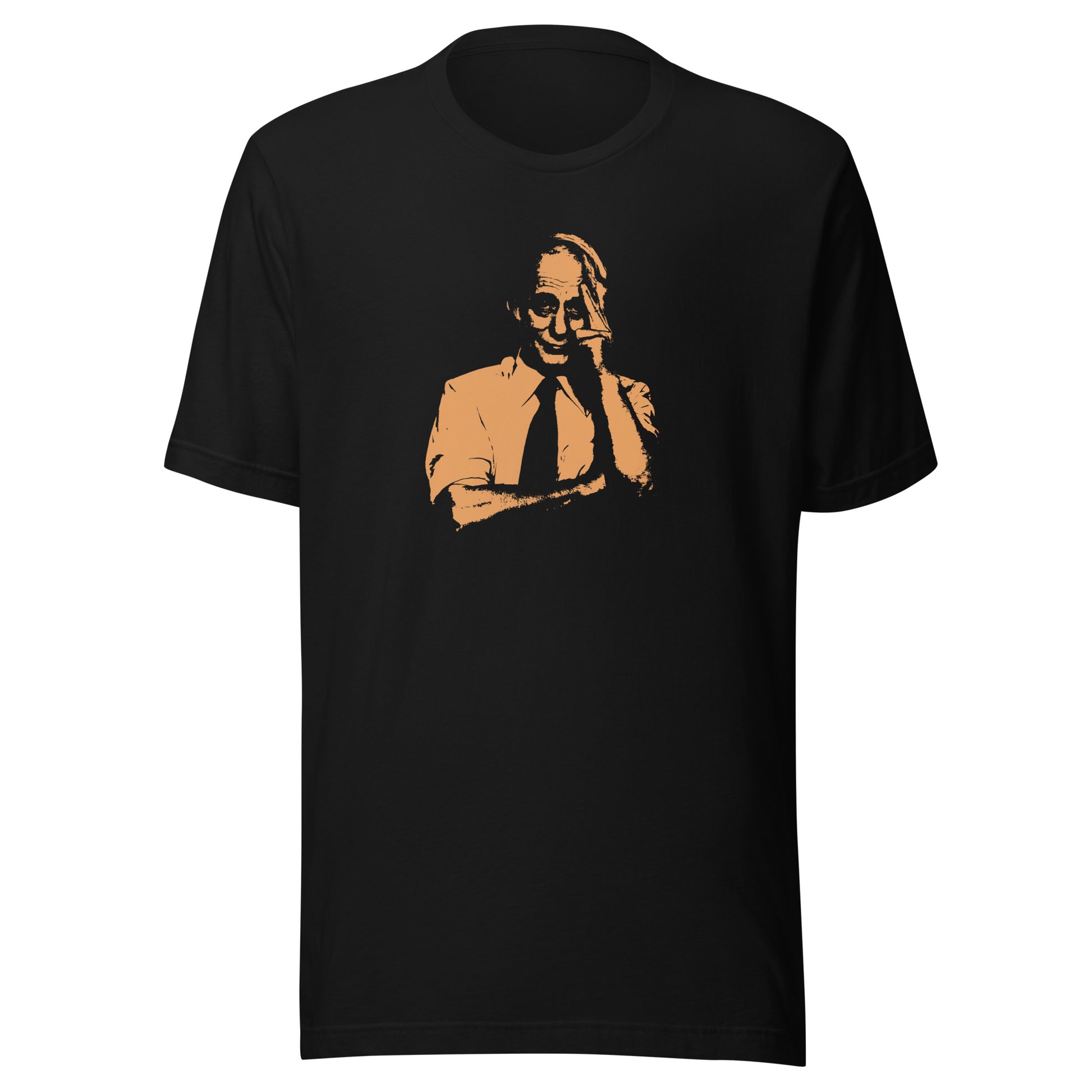 T-shirt québécois "René Lévesque" unisexe adulte - noir