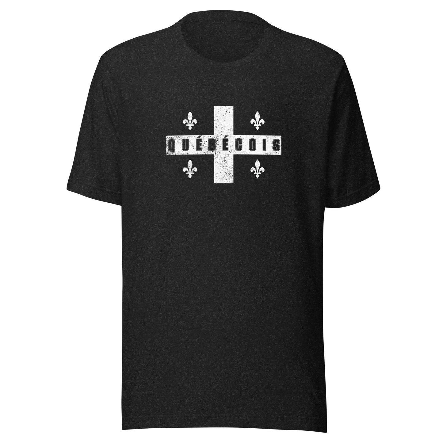 T-shirt québécois "Québécois - sombre" unisexe adulte - noir