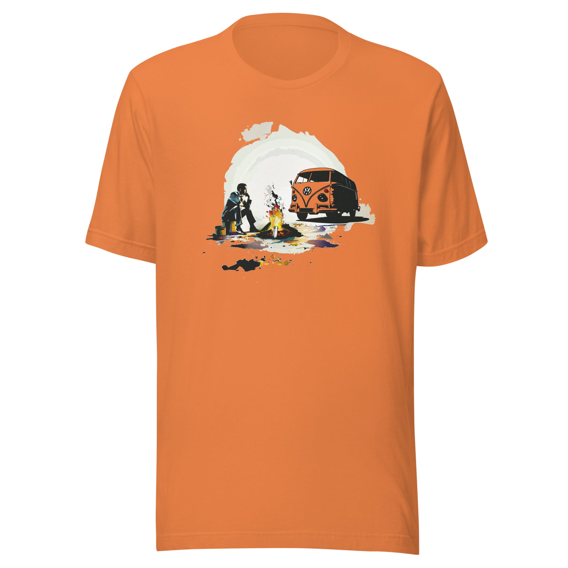 T-shirt québécois "Camper" unisexe adulte - orange