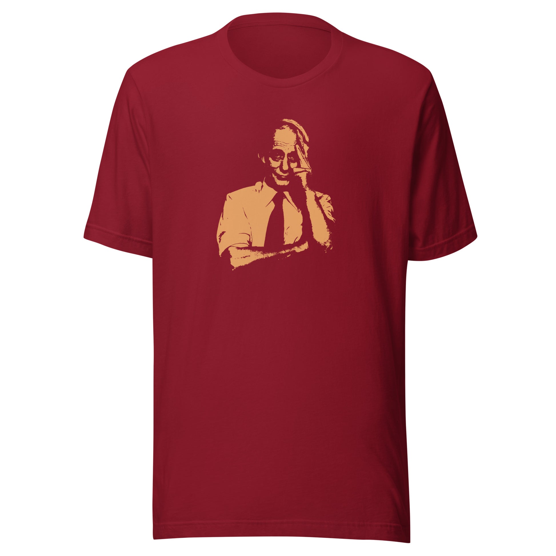 T-shirt québécois "René Lévesque" unisexe adulte - rouge