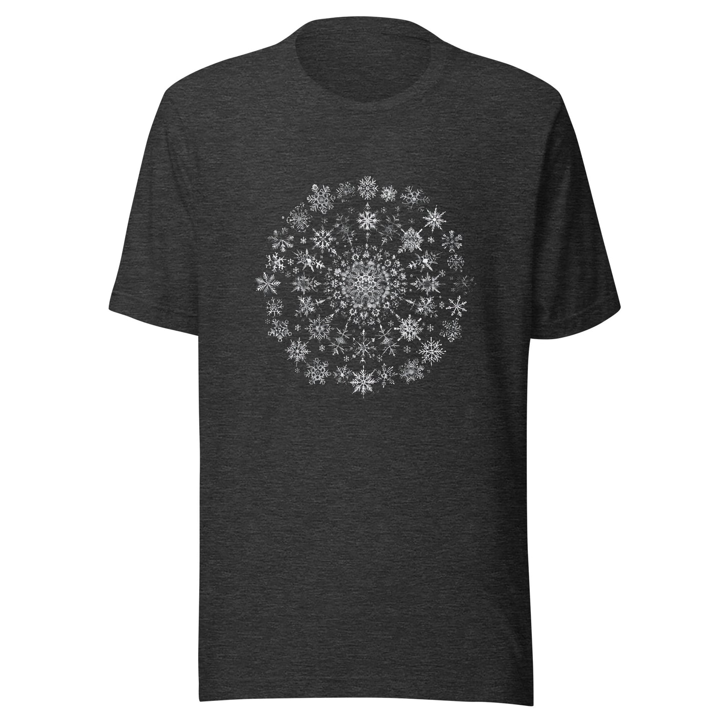 T-shirt québécois "Mandala de flocons" unisexe adulte