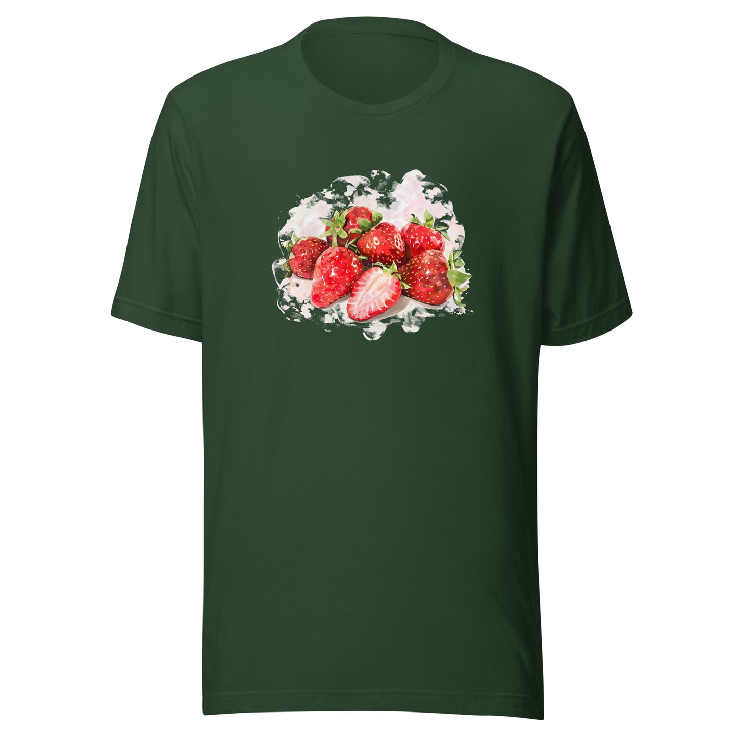 T-shirt québécois "Fraises" unisexe adulte