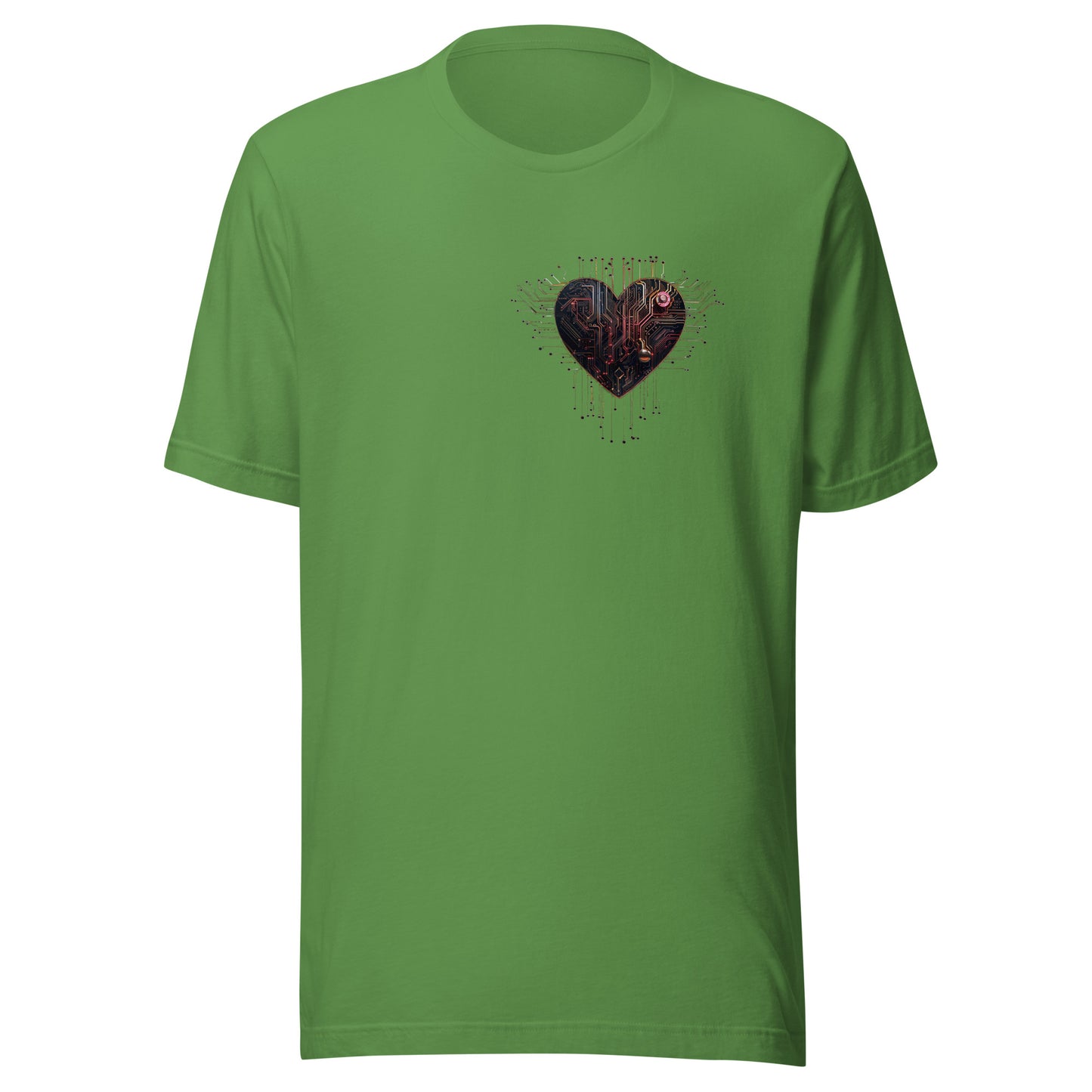 T-shirt québécois "Coeur" unisexe adulte - vert