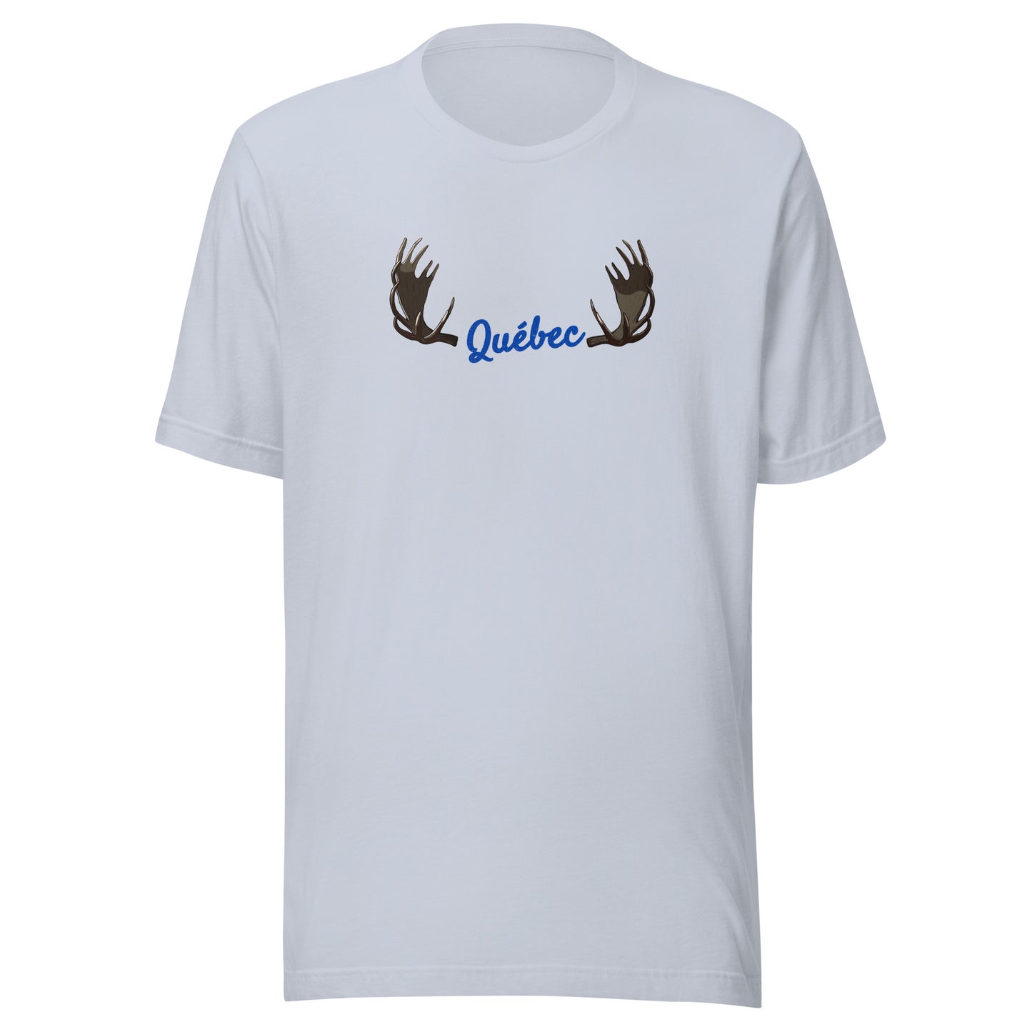 T-shirt québécois "Québec avec panache" unisexe adulte - bleu