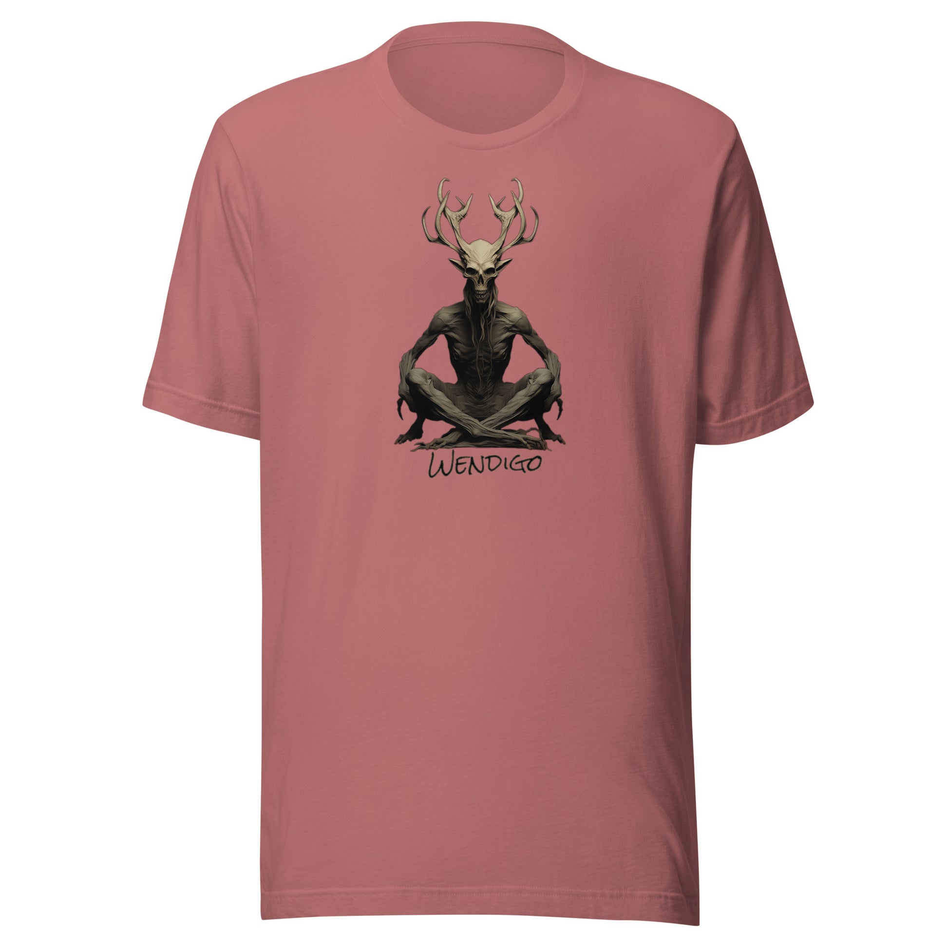 T-shirt québécois "Wendigo" unisexe adulte - mauve