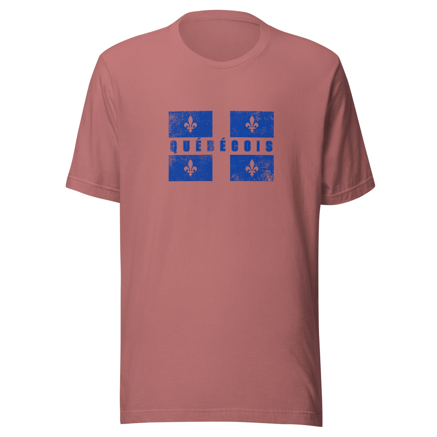 T-shirt québécois "Québécois" unisexe adulte - mauve