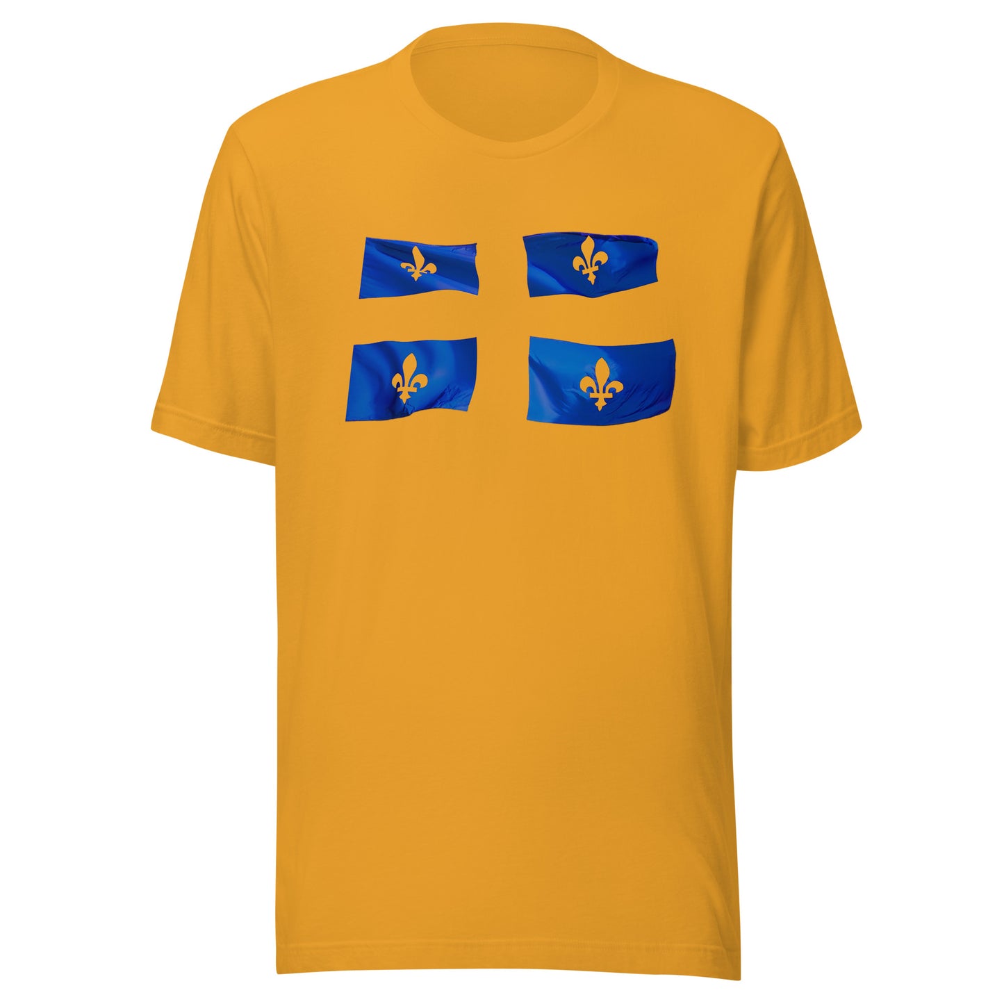 T-shirt québécois "le drapeau" unisexe adulte