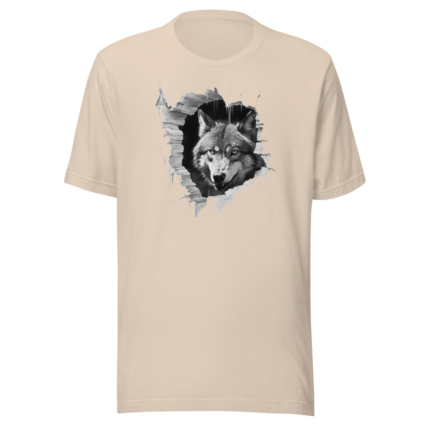 T-shirt québécois "Loup" unisexe adulte