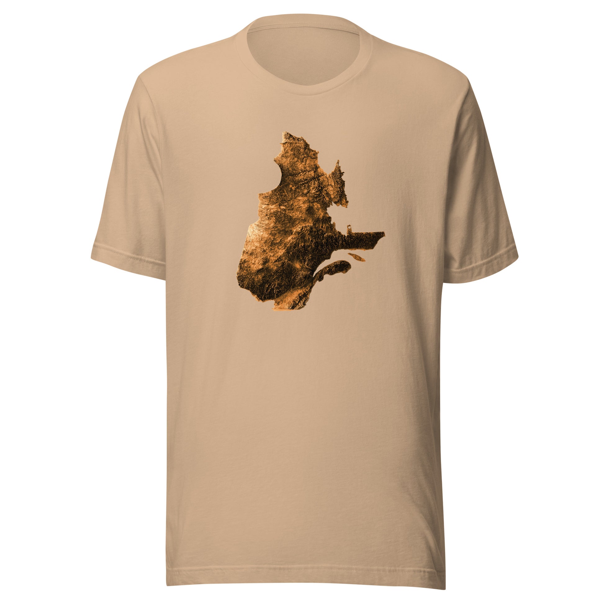 T-shirt québécois "Topo" unisexe adulte - beige