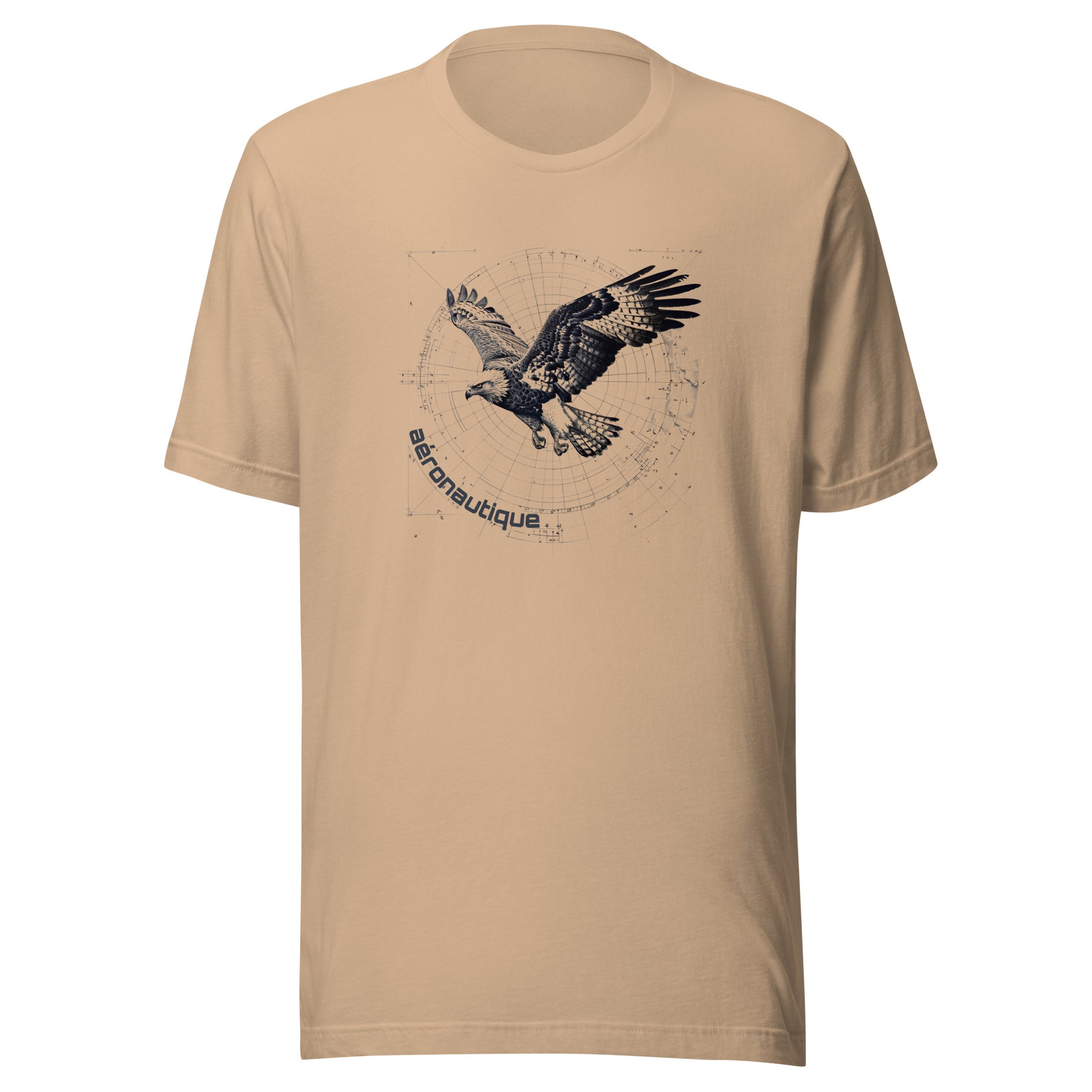 T-shirt québécois "Aéronautique" unisexe adulte - beige