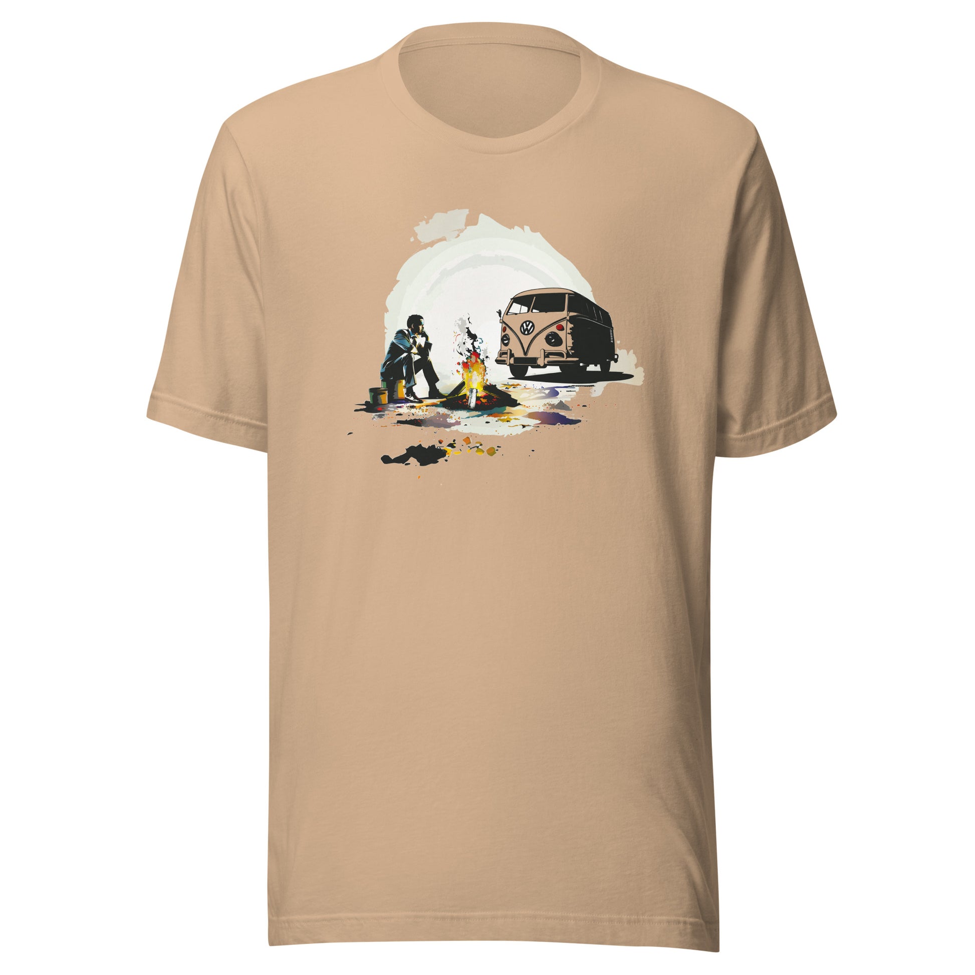 T-shirt québécois "Camper" unisexe adulte - beige