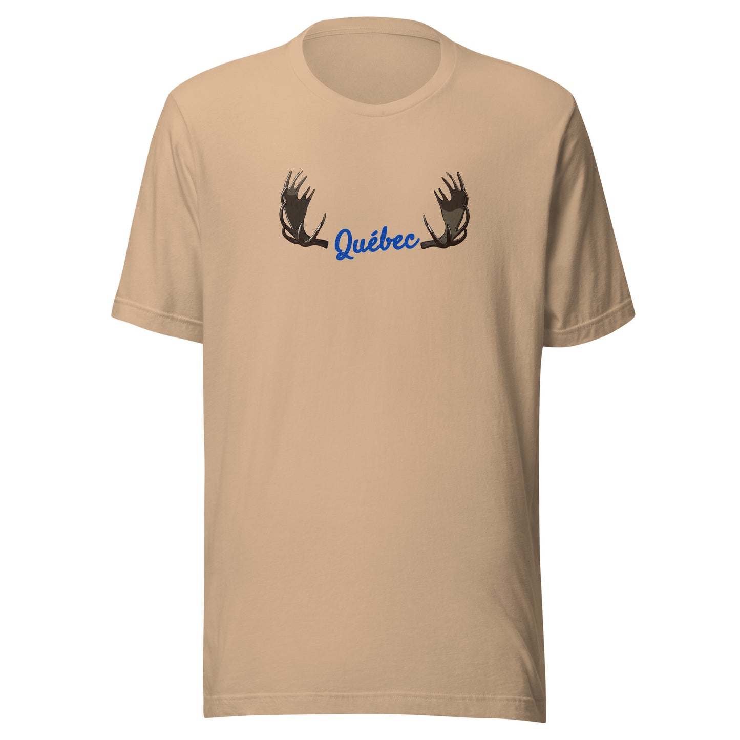 T-shirt québécois "Québec avec panache" unisexe adulte - beige