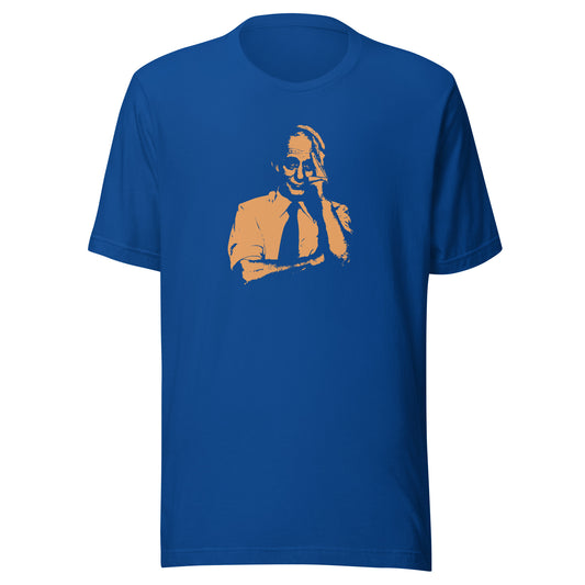 T-shirt québécois "René Lévesque" unisexe adulte - bleu