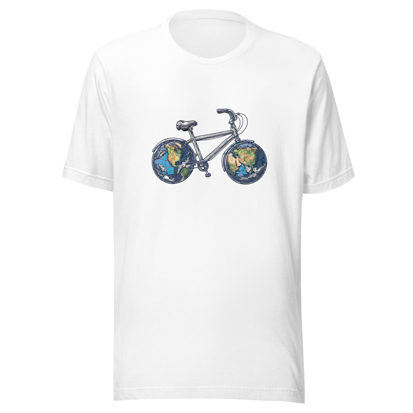 T-shirt québécois "Bicyclette" unisexe adulte