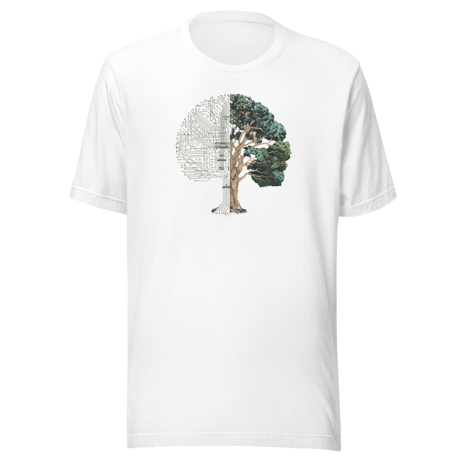 T-shirt québécois "circuit arboricole" unisexe adulte - blanc