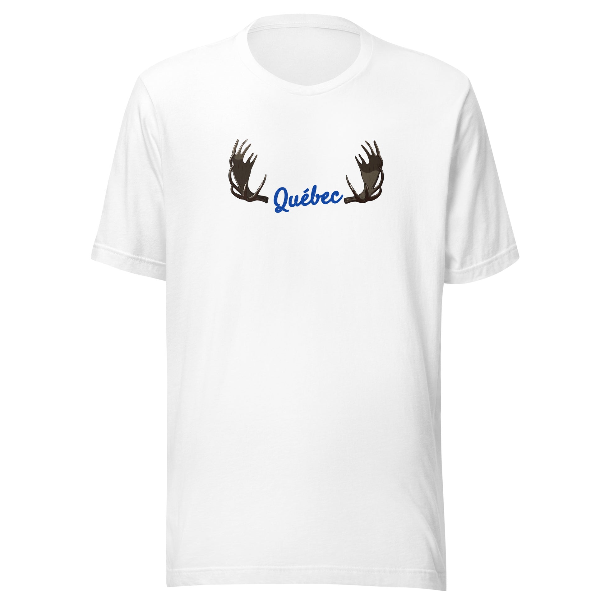 T-shirt québécois "Québec avec panache" unisexe adulte - blanc