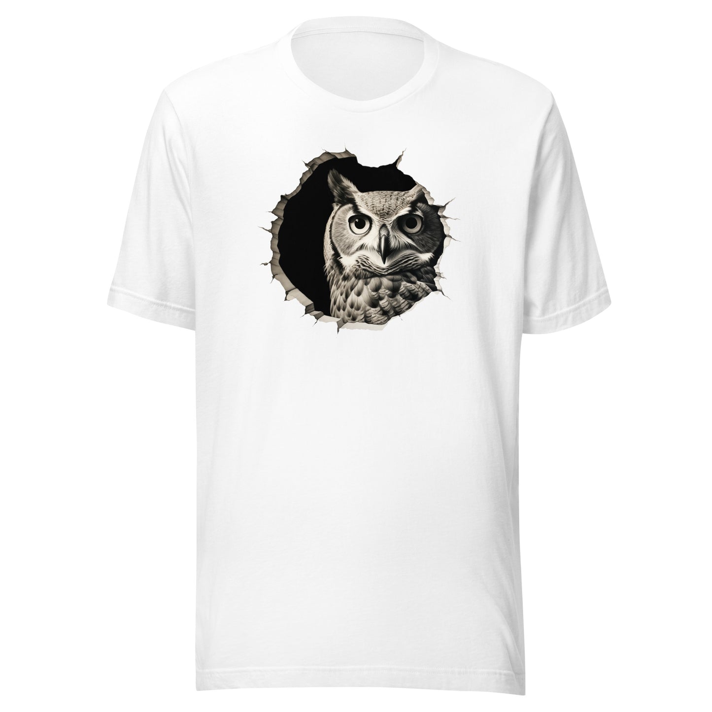 T-shirt québécois "Hibou" unisexe adulte