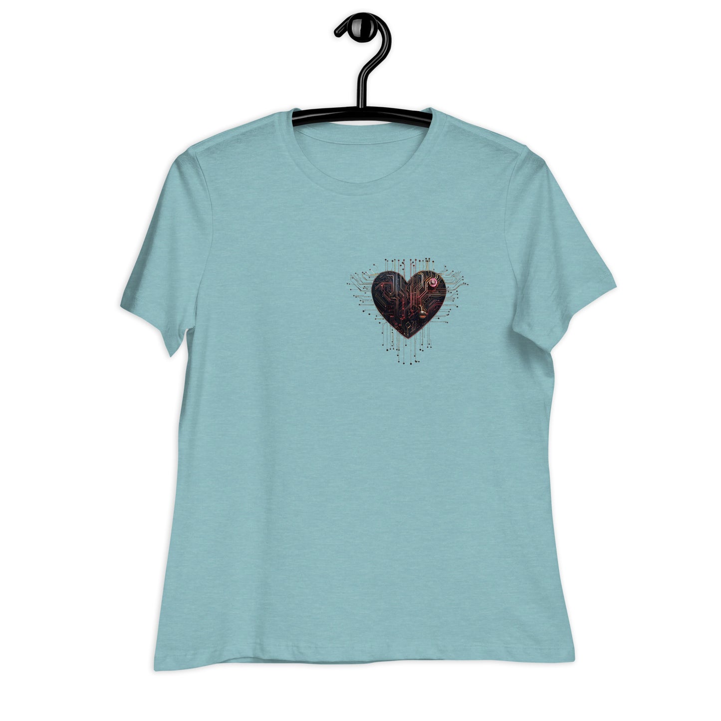 T-shirt pour Femme "coeur électronique"