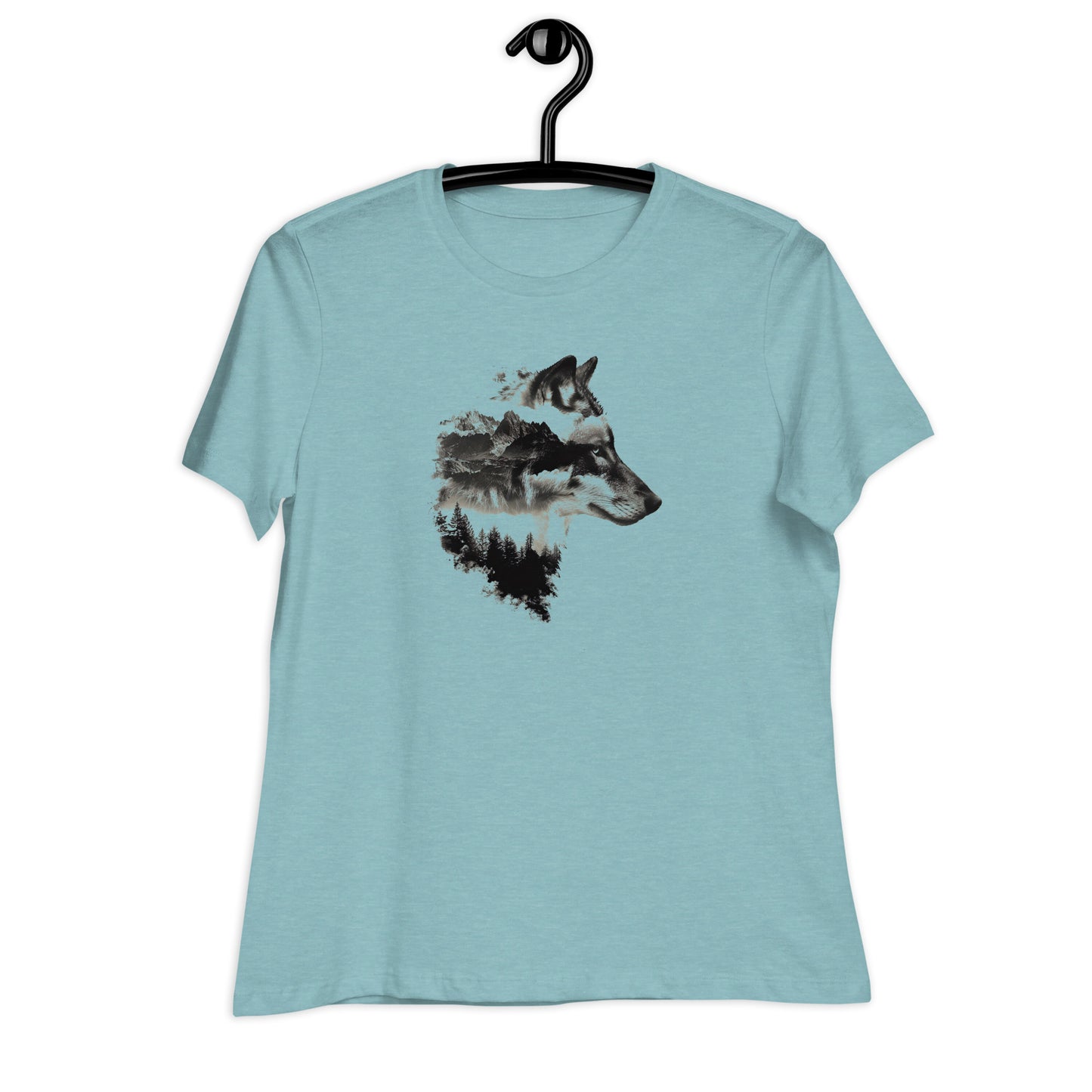 T-shirt pour Femme "loup des montagnes"