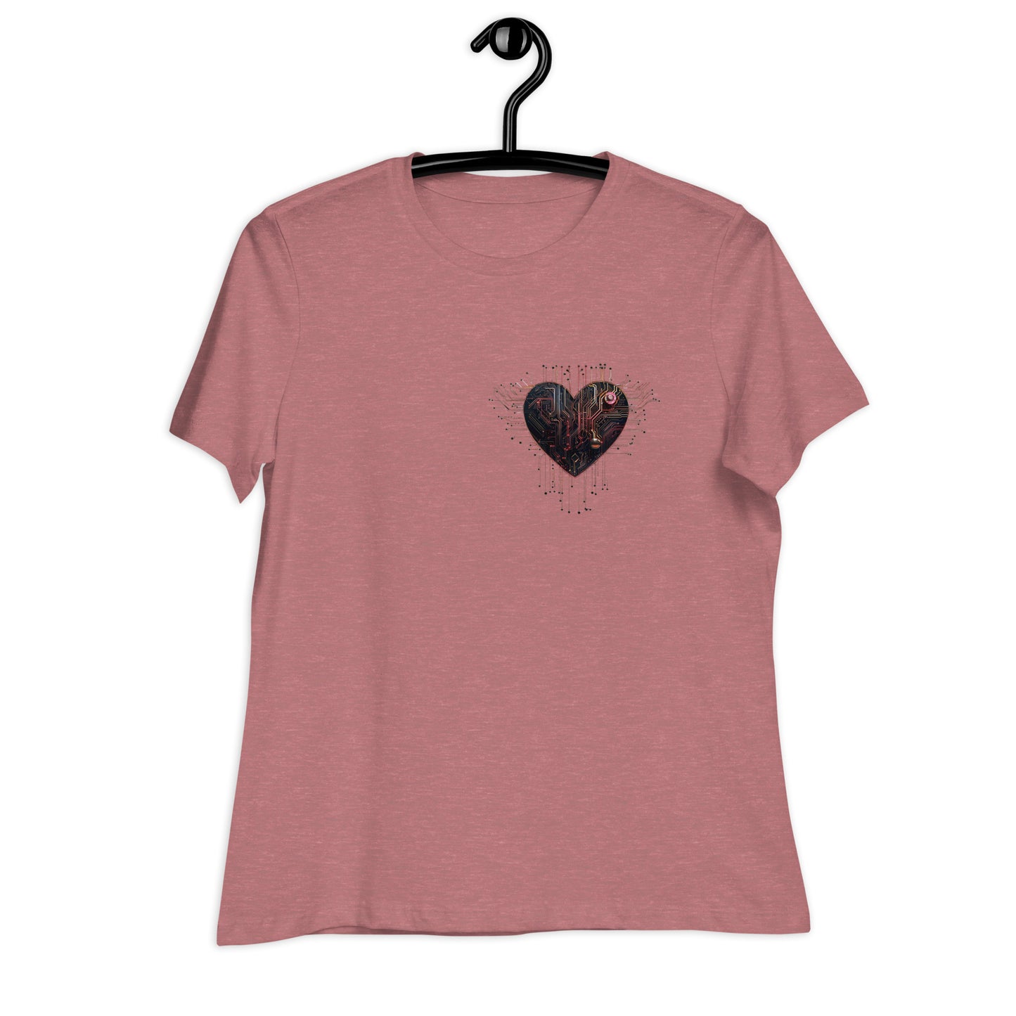 T-shirt pour Femme "coeur électronique"