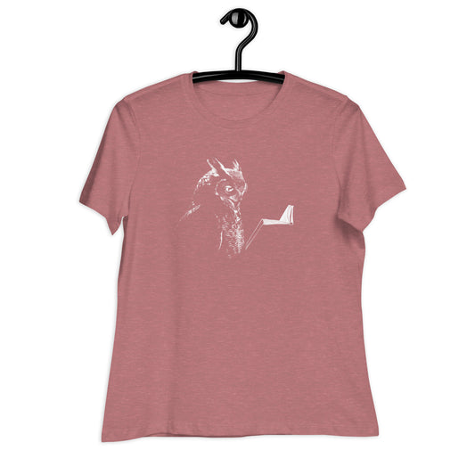 T-shirt pour Femme "hibou intello"