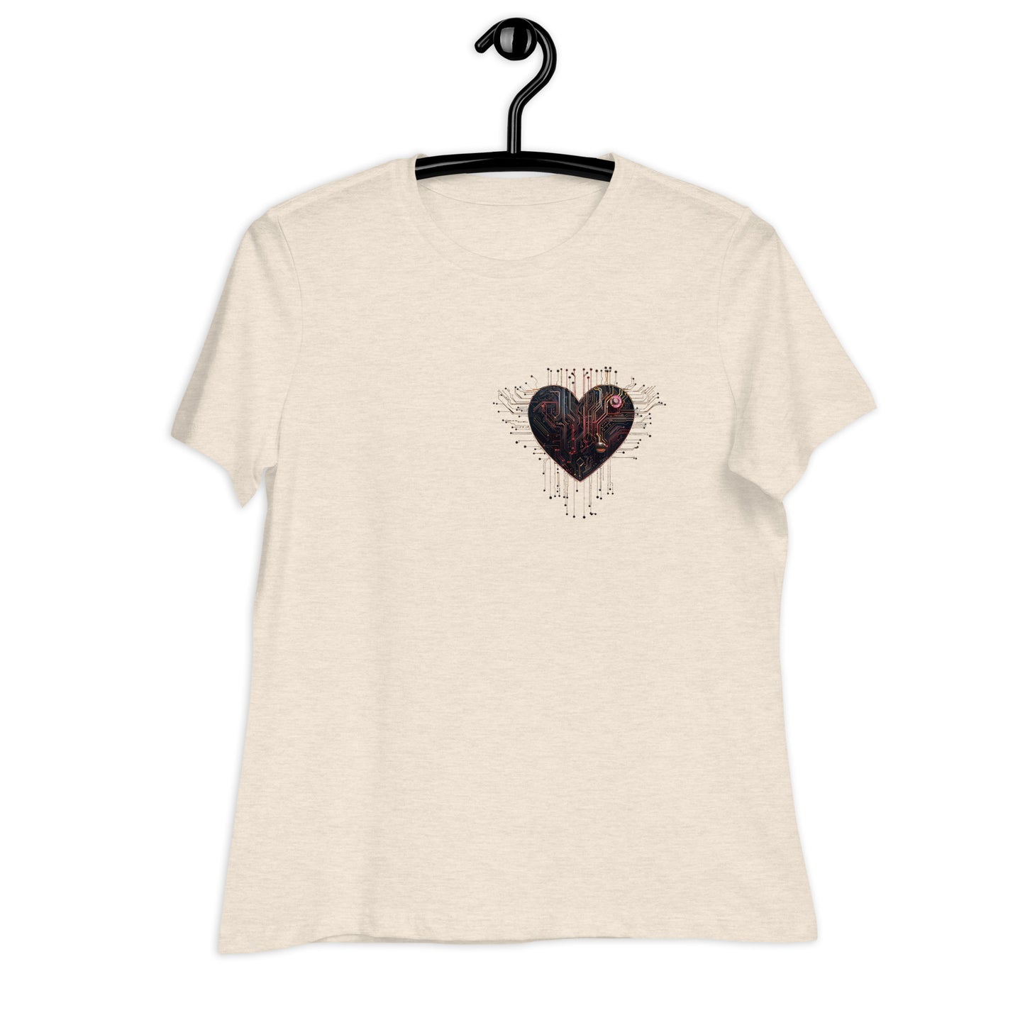 T-shirt pour Femme "coeur électronique"