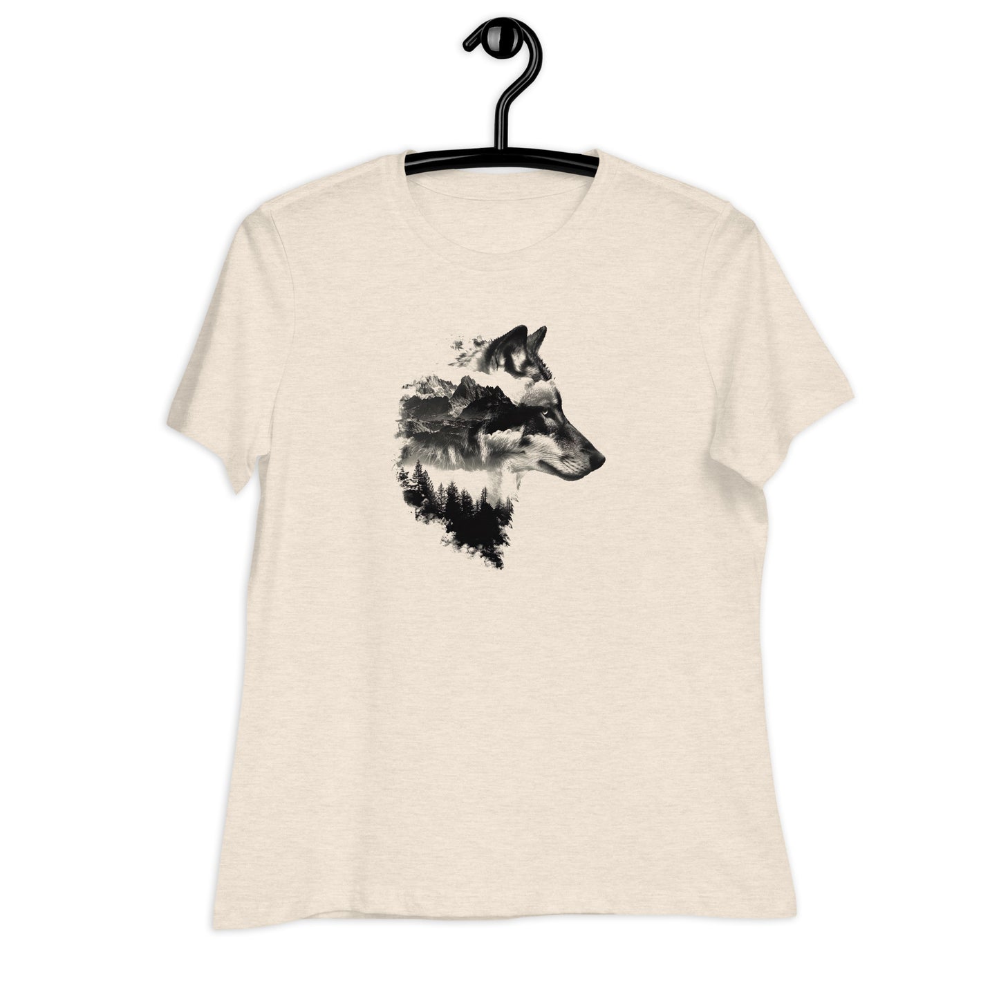 T-shirt pour Femme "loup des montagnes"