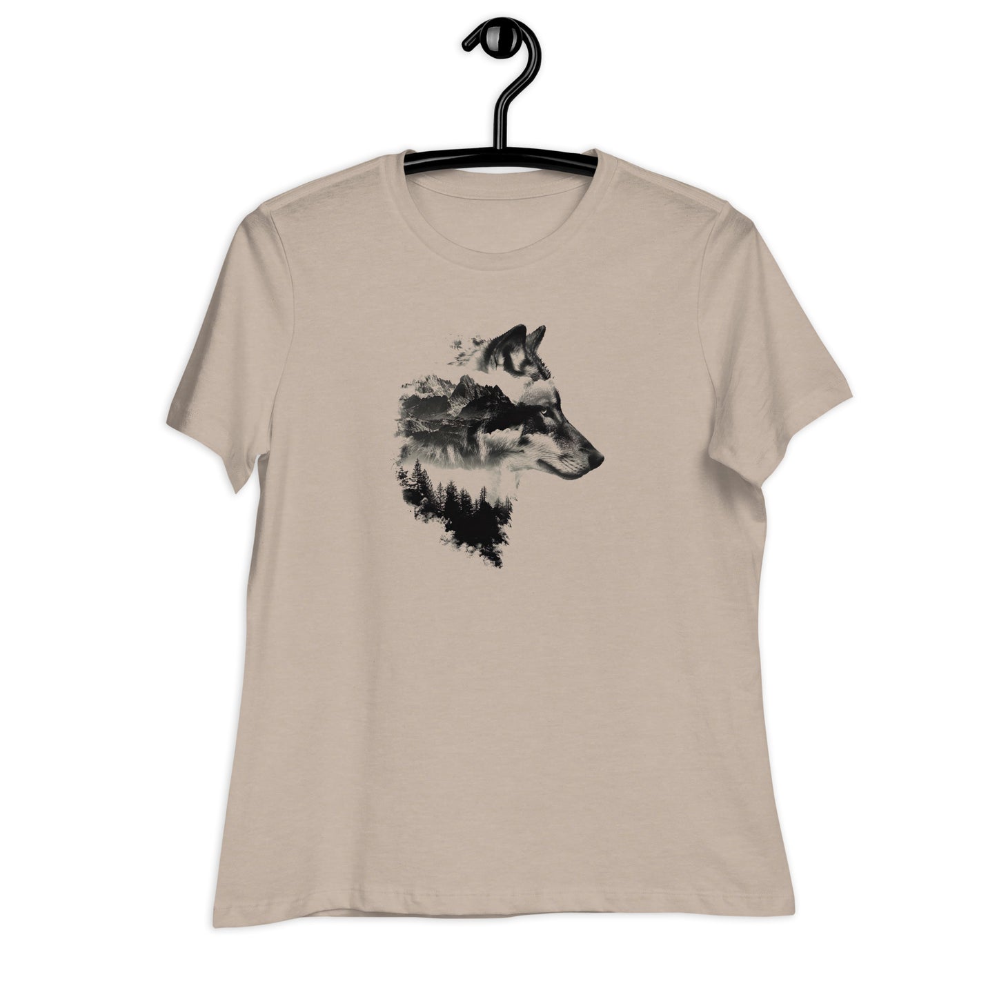 T-shirt pour Femme "loup des montagnes"