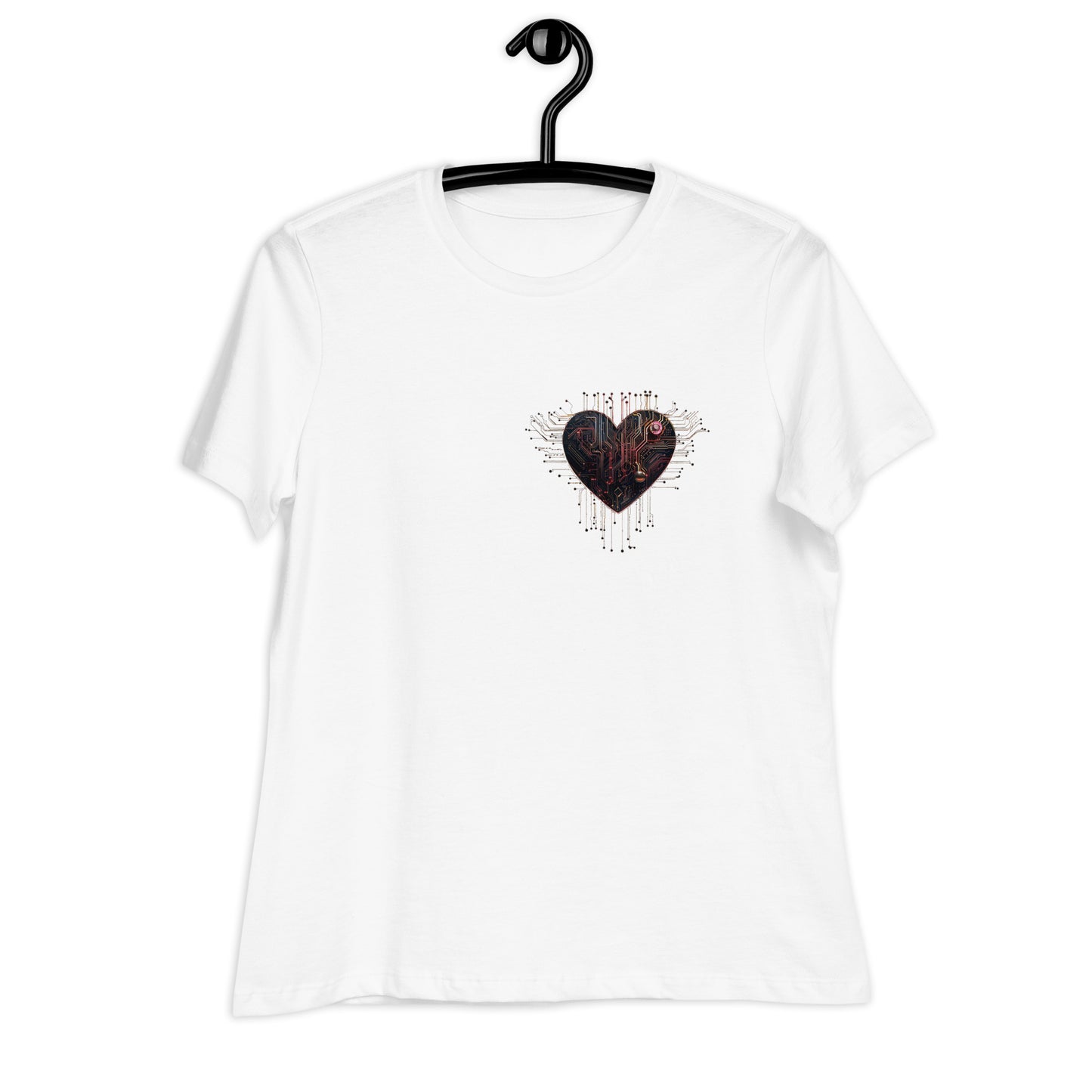 T-shirt pour Femme "coeur électronique"