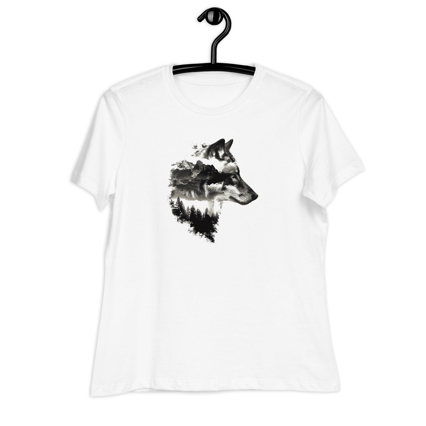 T-shirt pour Femme "loup des montagnes"