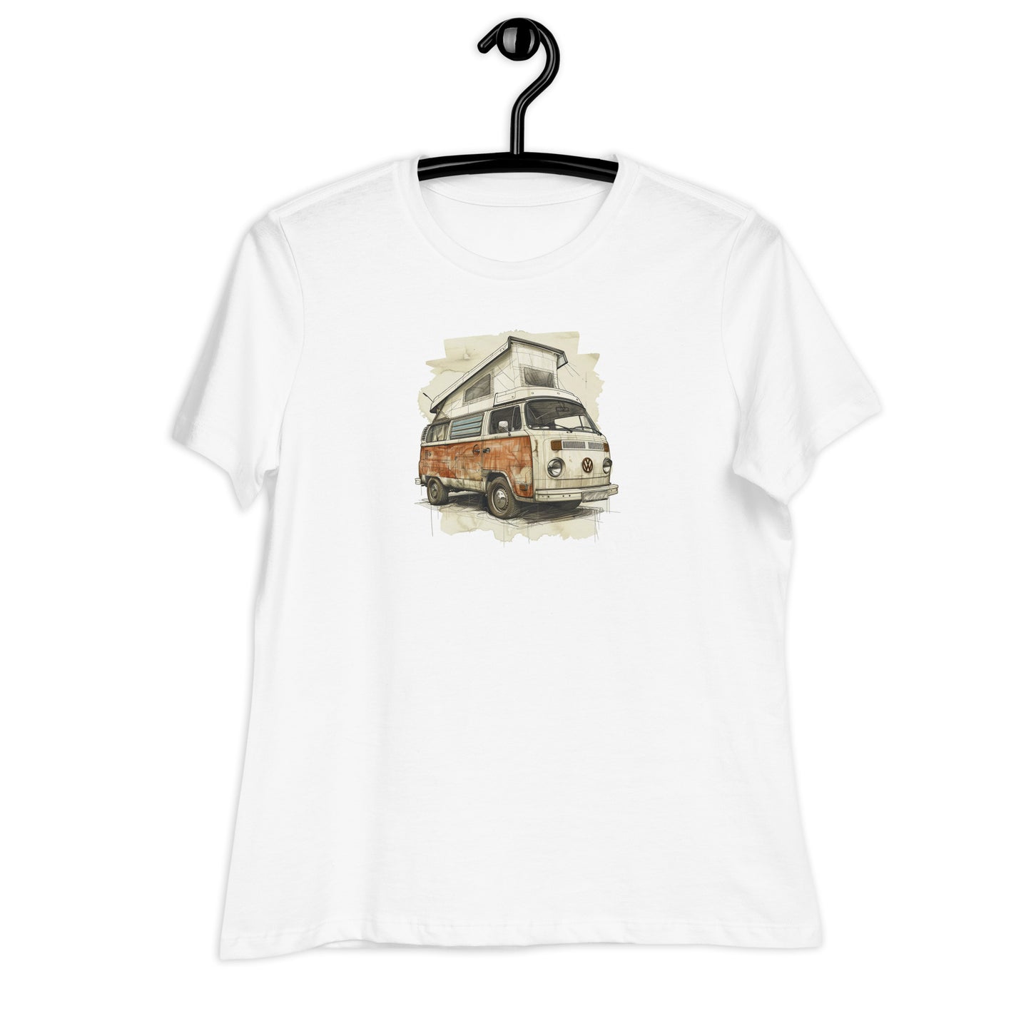 T-shirt pour Femme "camping-car"