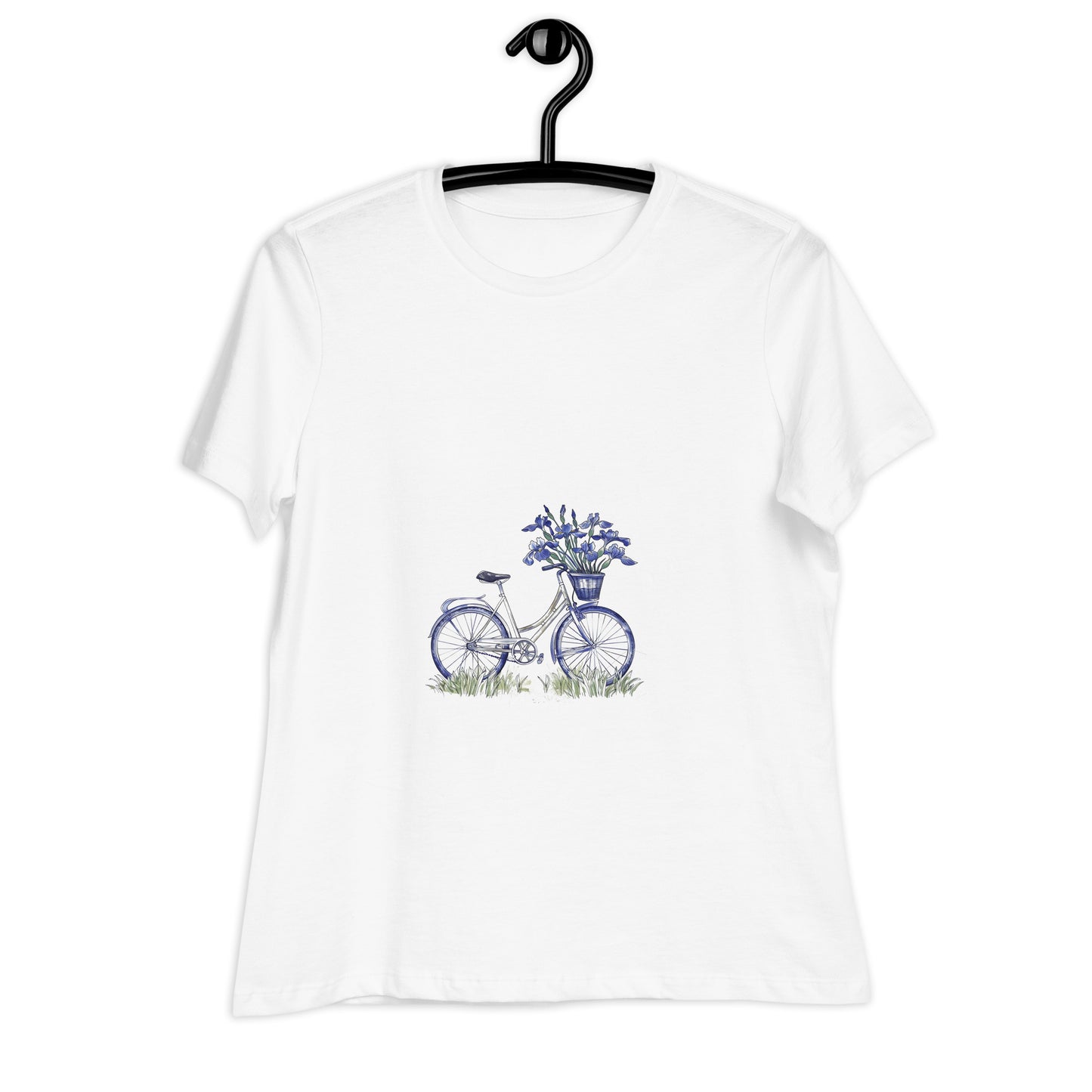 T-shirt pour Femme "cueillette d'iris"