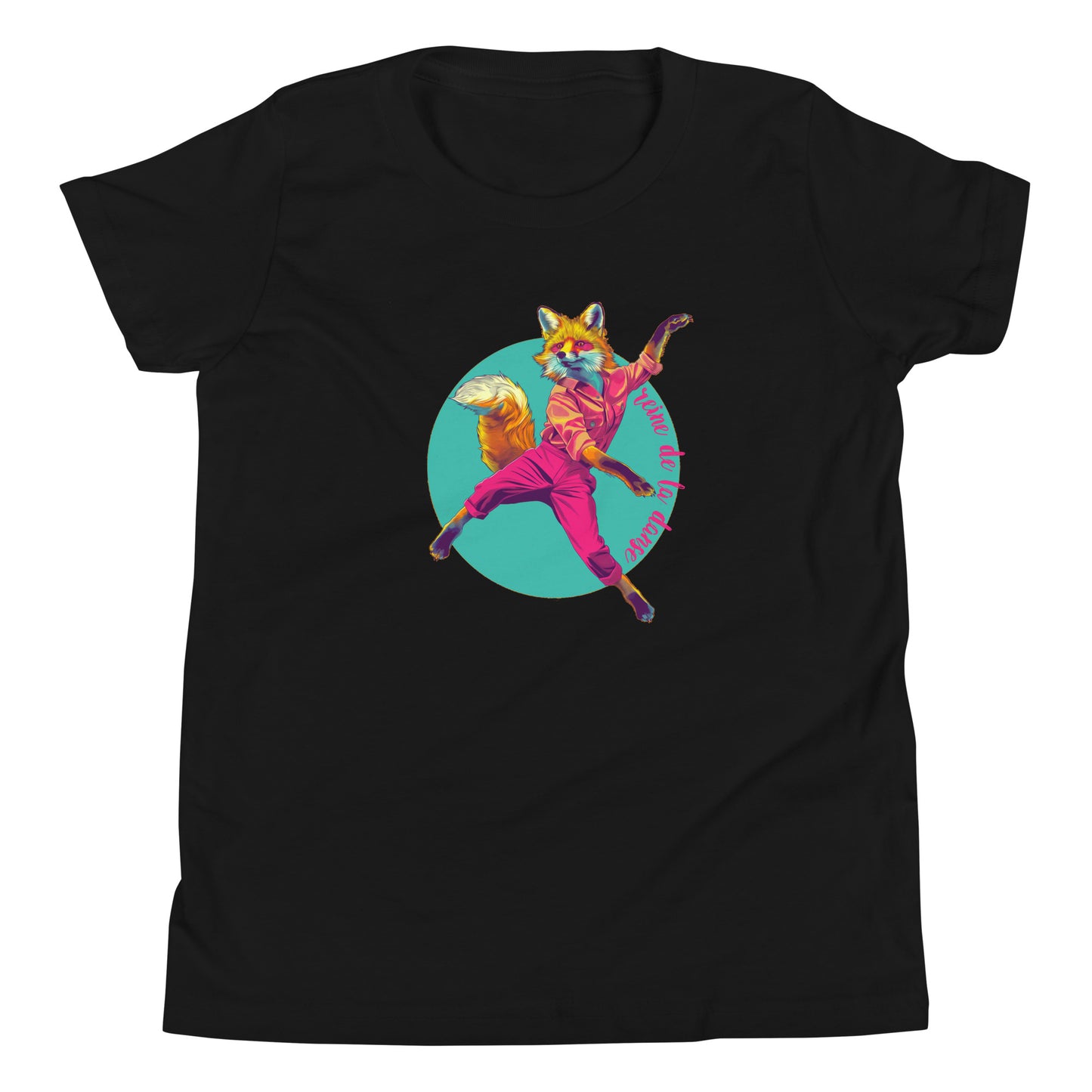 T-shirt québécois "Reine de la danse" pour jeune - noir