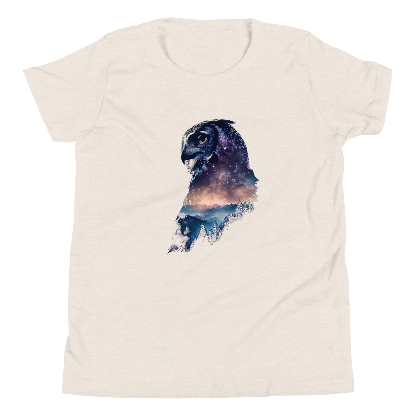 T-shirt québécois "hibou nocturne" pour jeune