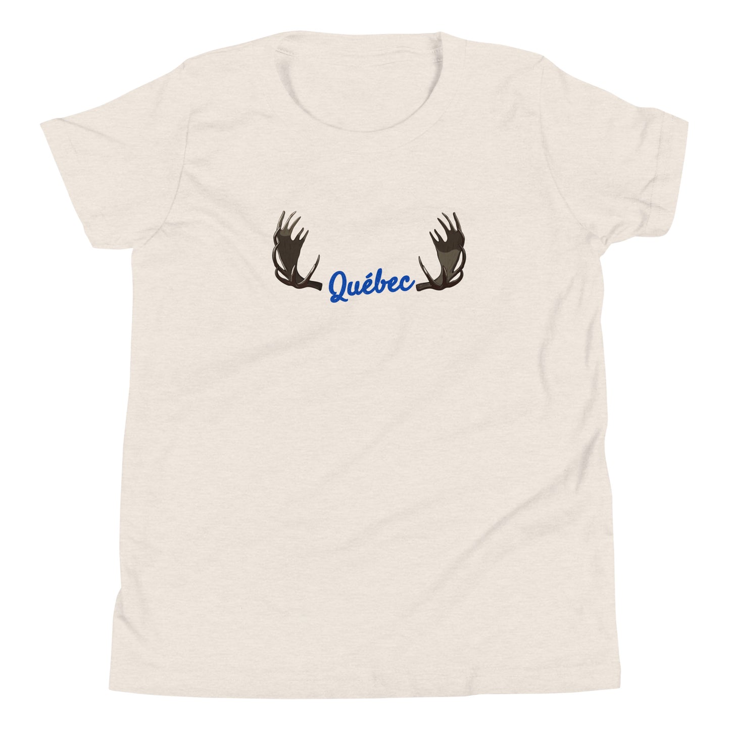 T-shirt québécois "Québec avec panache" pour jeune - dust