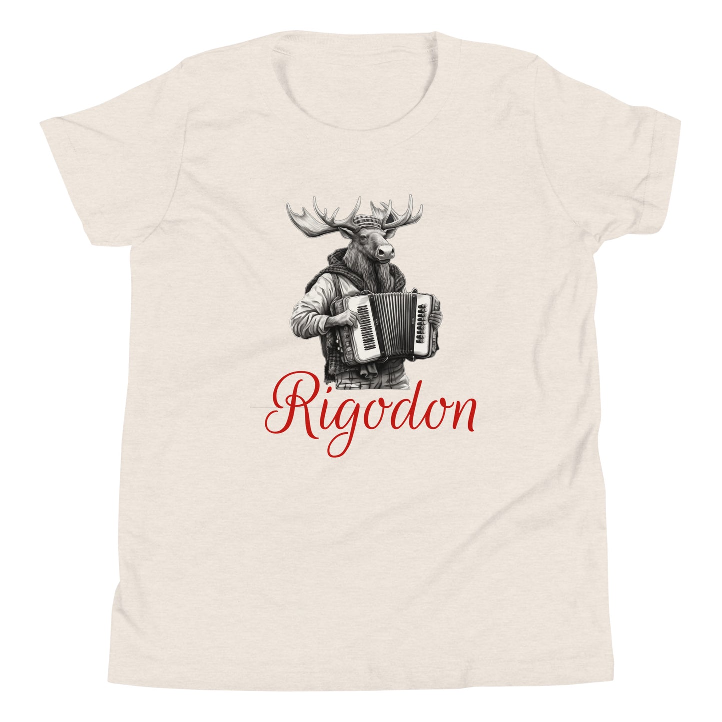 T-shirt québécois "Rigodon" pour jeune - dust