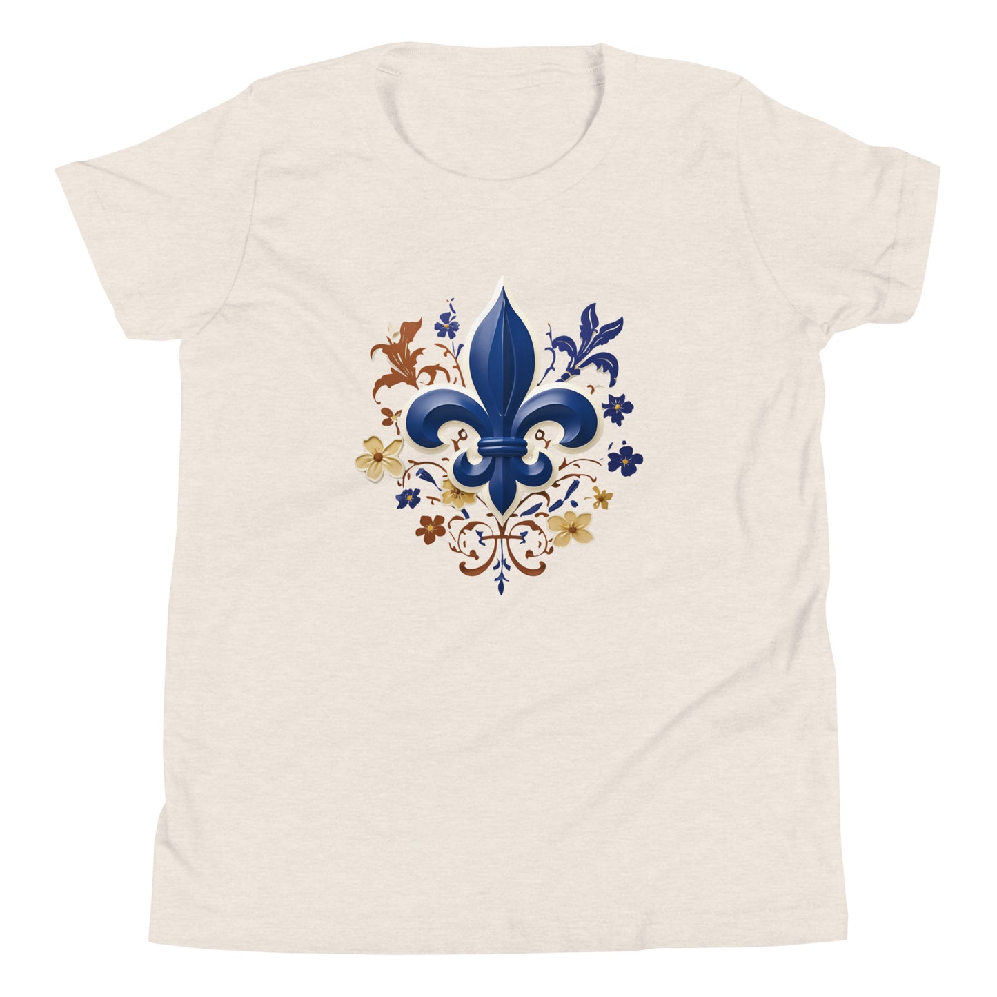 T-shirt québécois "fleurs" pour jeune