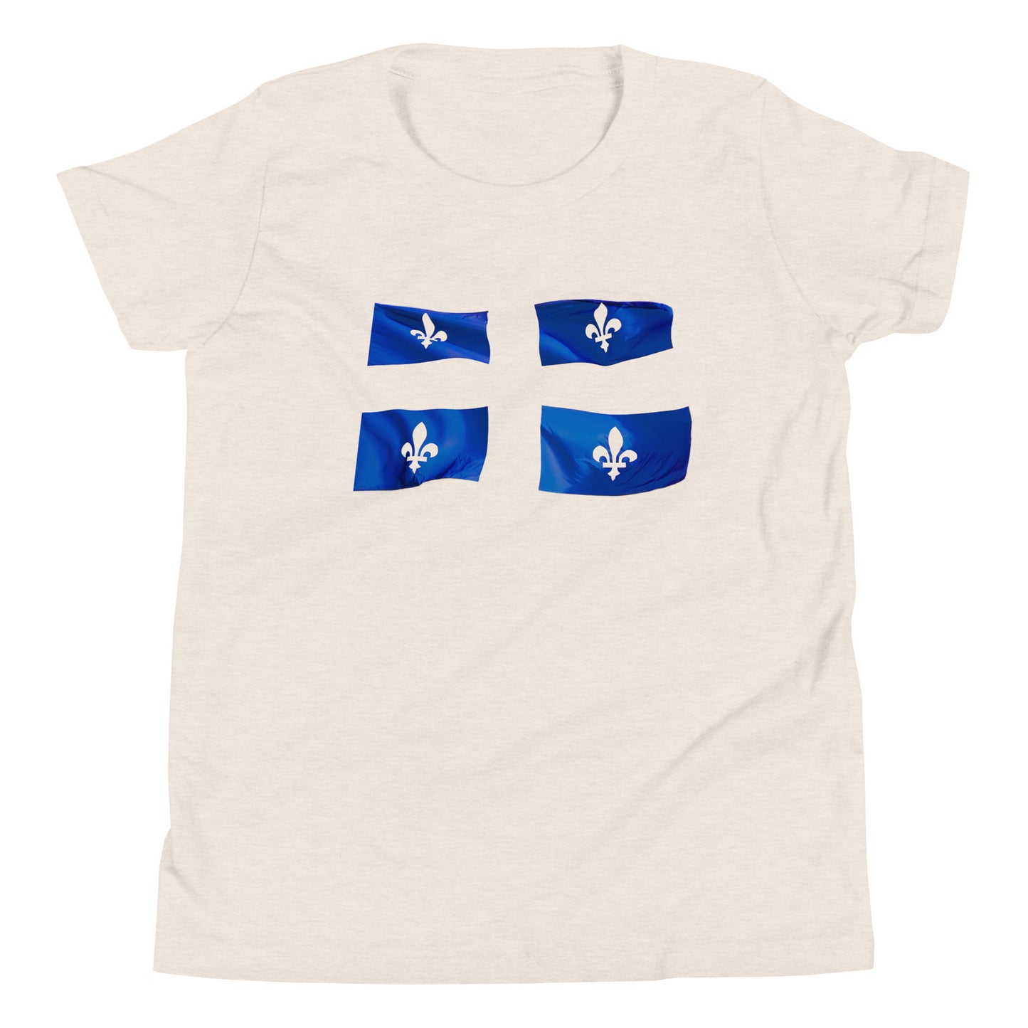 T-shirt québécois "Le drapeau" pour jeune