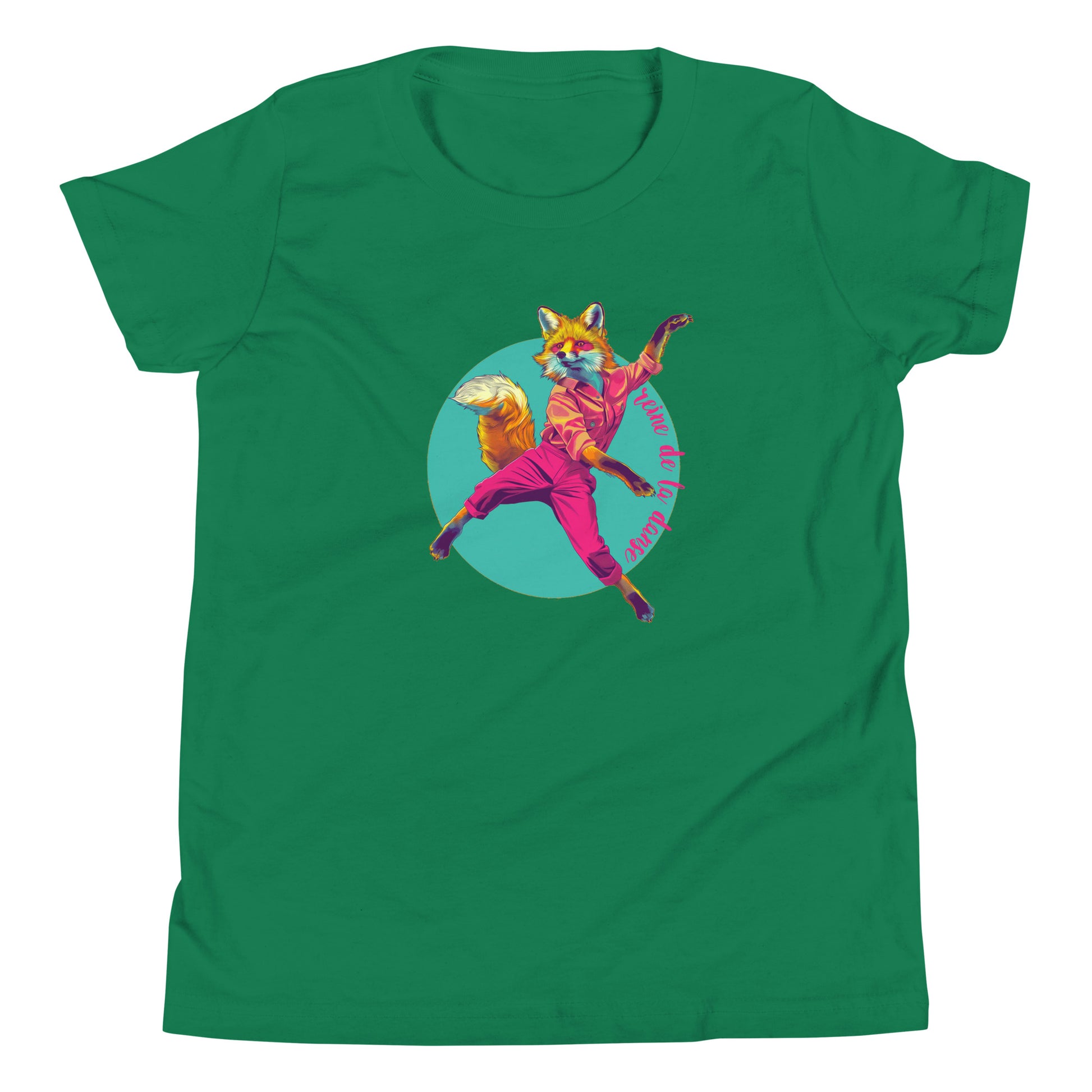 T-shirt québécois "Reine de la danse" pour jeune - vert