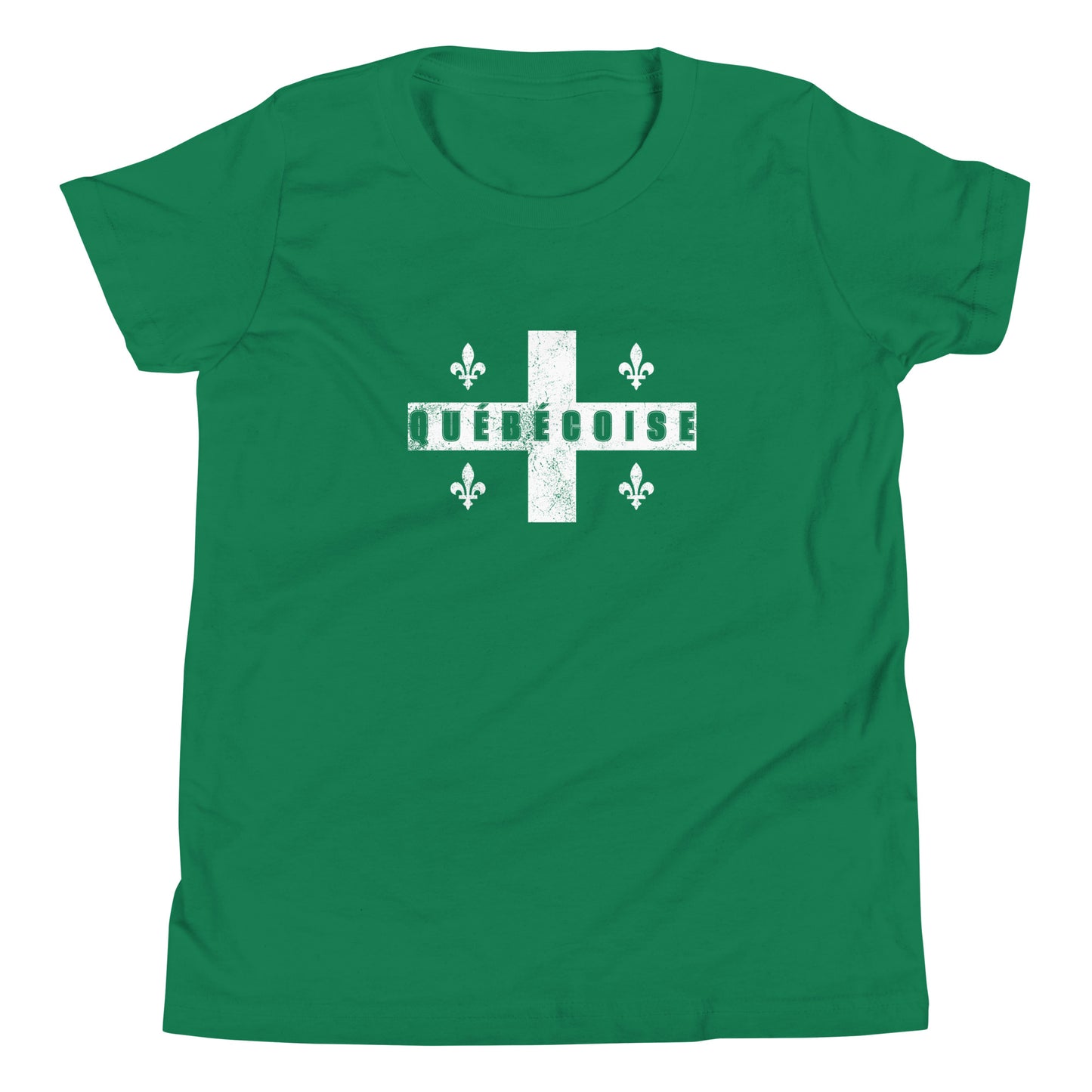 T-shirt québécois "Québécoise" pour jeune - vert