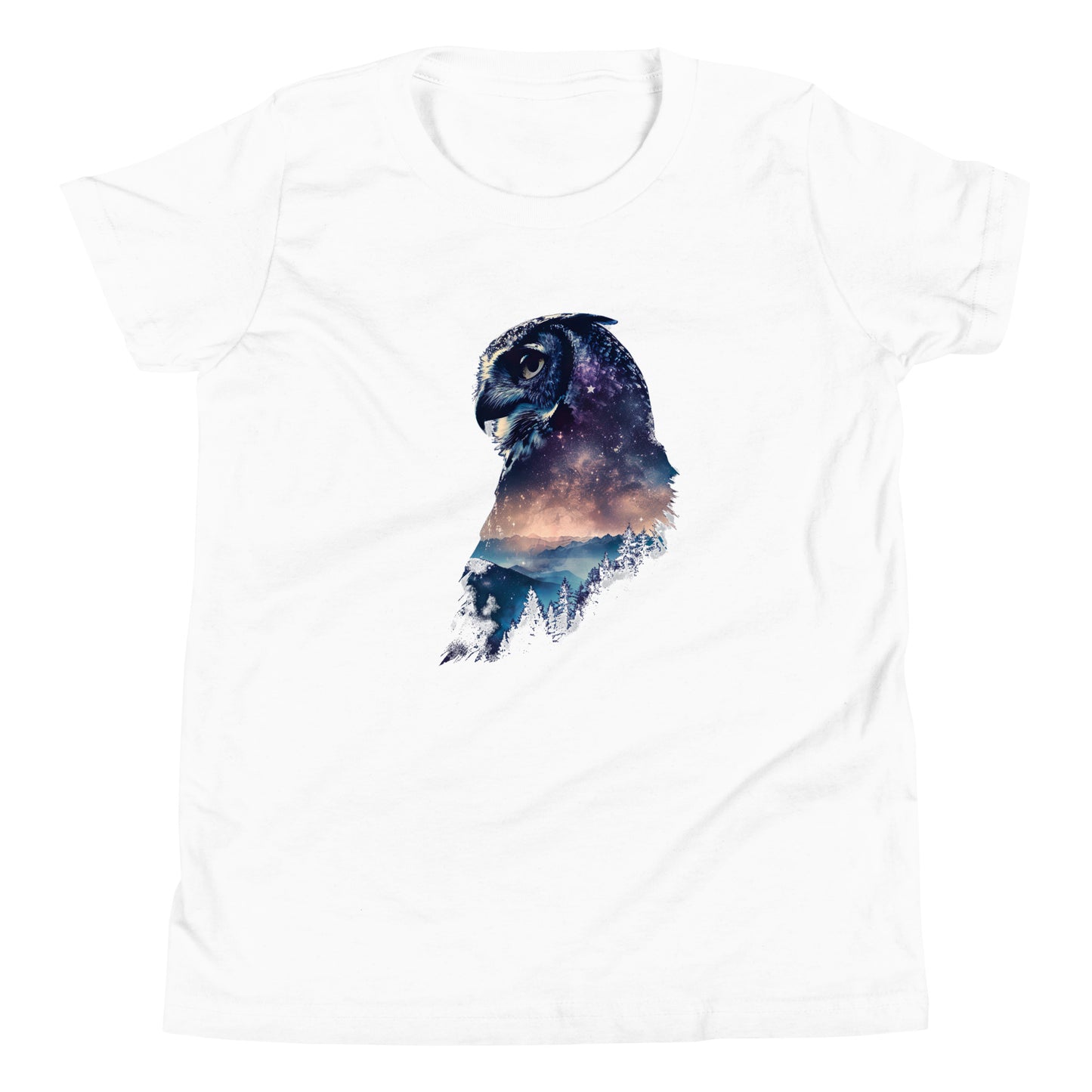 T-shirt québécois "hibou nocturne" pour jeune